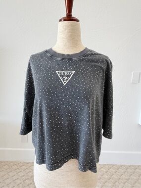 💎GUESS crop tee